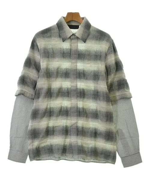 AMIRI Casual shirts-- Wool Fabric Cashmere Fabric Tweed Fabric