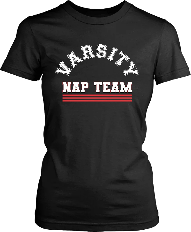 Varsity Nap Team T-shirt Design-- Handmade Hand-knitted Hand-woven
