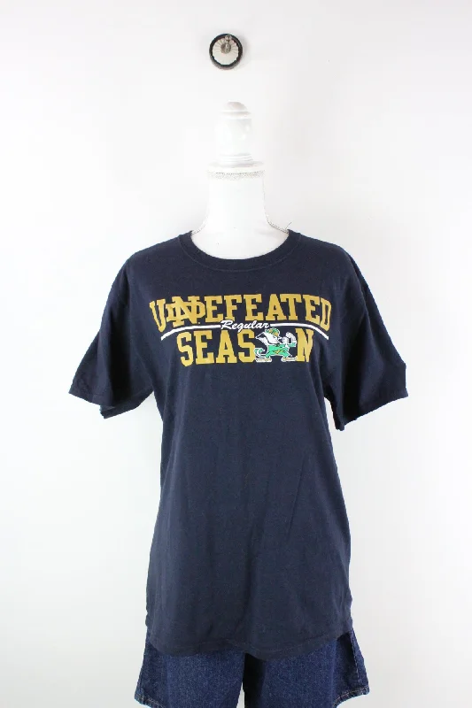 Vintage Undefeated Season T-Shirt (M)-- Machine Wash Dry Clean Hand Wash