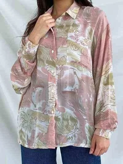 Vintage Suzanne Grae Sheer Shirt-- Elegant Classic Vintage