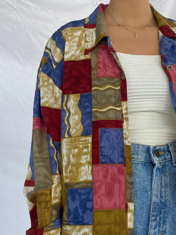Vintage Serali Shirt-- Welt Pockets Slit Pockets