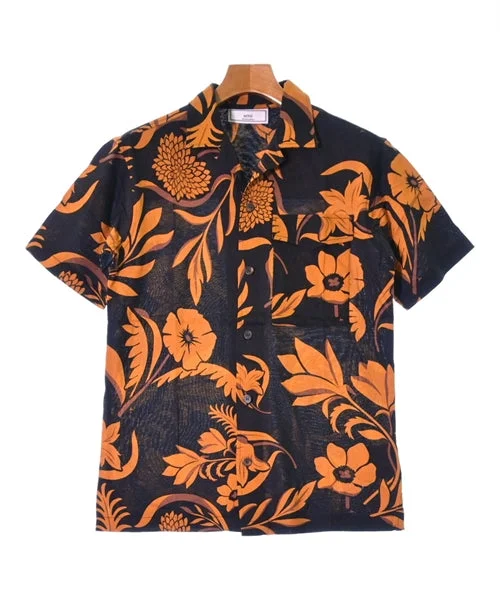ami Casual shirts-- Mesh Blend Leather Blend Suede Blend