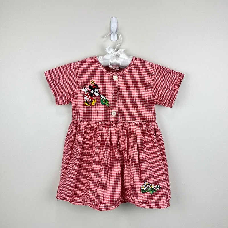 Vintage The Disney Store Minnie Mouse Dress 4T Halter Neckline Beach