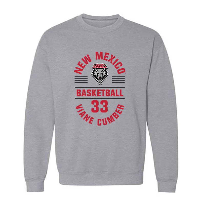 New Mexico - NCAA Women's Basketball : Viane Cumber - Classic Fashion Shersey Crewneck Sweatshirt Hoodie with Velcro Closure Adjustable Secure New Mexico - NCAA Women's Basketball : Viane Cumber - Classic Fashion Shersey Crewneck Sweatshirt Hoodie with Velcro Closure Adjustable Secure
