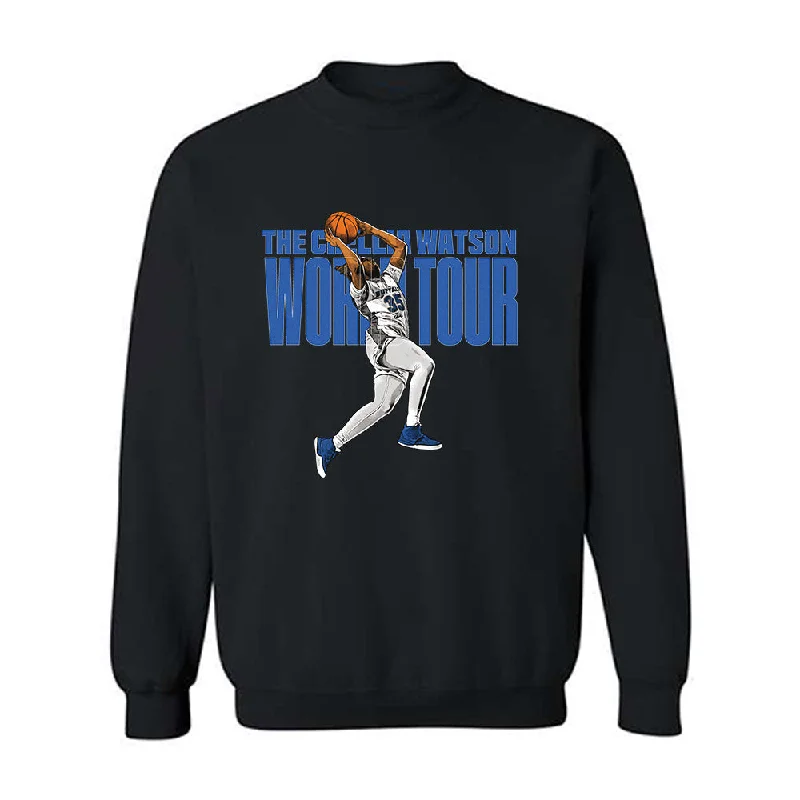 Buffalo - NCAA Women's Basketball : Chellia Watson - Tour Shirt Team Player Collage Crewneck Sweatshirt Hoodie with Strings Custom Fit Adjustable Buffalo - NCAA Women's Basketball : Chellia Watson - Tour Shirt Team Player Collage Crewneck Sweatshirt Hoodie with Strings Custom Fit Adjustable