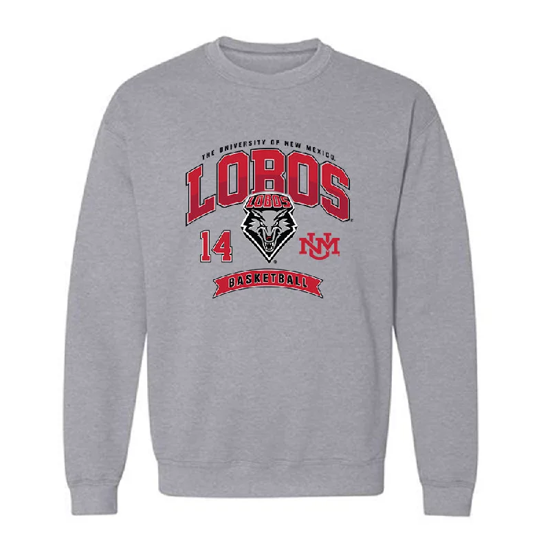 New Mexico - NCAA Women's Basketball : Hulda Joaquim - Classic Fashion Shersey Crewneck Sweatshirt Hoodie with V-Neck Classic Versatile New Mexico - NCAA Women's Basketball : Hulda Joaquim - Classic Fashion Shersey Crewneck Sweatshirt Hoodie with V-Neck Classic Versatile