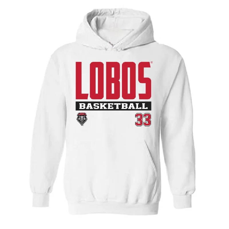 New Mexico - NCAA Women's Basketball : Viane Cumber - Classic Fashion Shersey Hooded Sweatshirt Hoodie with Elastic Waist Stretchable Comfortable New Mexico - NCAA Women's Basketball : Viane Cumber - Classic Fashion Shersey Hooded Sweatshirt Hoodie with Elastic Waist Stretchable Comfortable