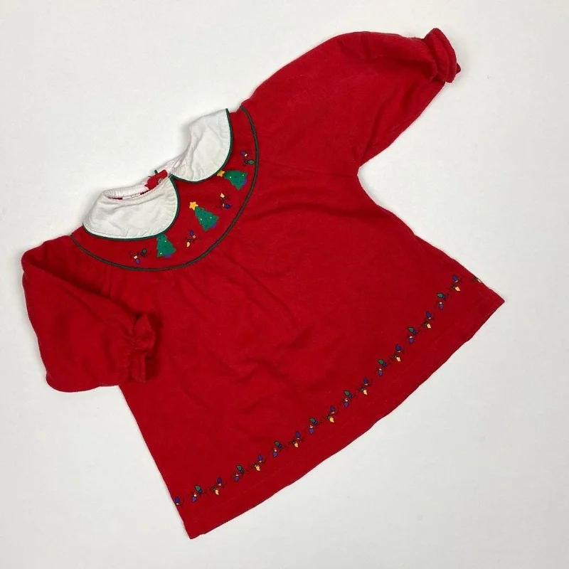 Vintage All Mine Red Christmas Dress 18 Months Tunics Luxurious high-end