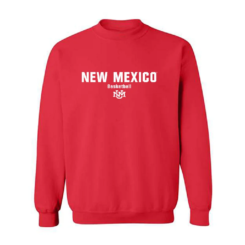 New Mexico - NCAA Women's Basketball : Viane Cumber - Classic Shersey Crewneck Sweatshirt Hoodie with Rolled Sleeves Casual Relaxed New Mexico - NCAA Women's Basketball : Viane Cumber - Classic Shersey Crewneck Sweatshirt Hoodie with Rolled Sleeves Casual Relaxed