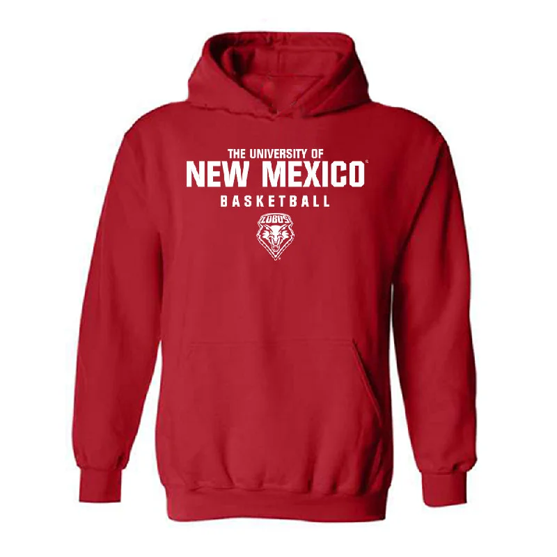 New Mexico - NCAA Women's Basketball : Destinee Hooks - Classic Shersey Hooded Sweatshirt Hoodie with Typography Text Message New Mexico - NCAA Women's Basketball : Destinee Hooks - Classic Shersey Hooded Sweatshirt Hoodie with Typography Text Message