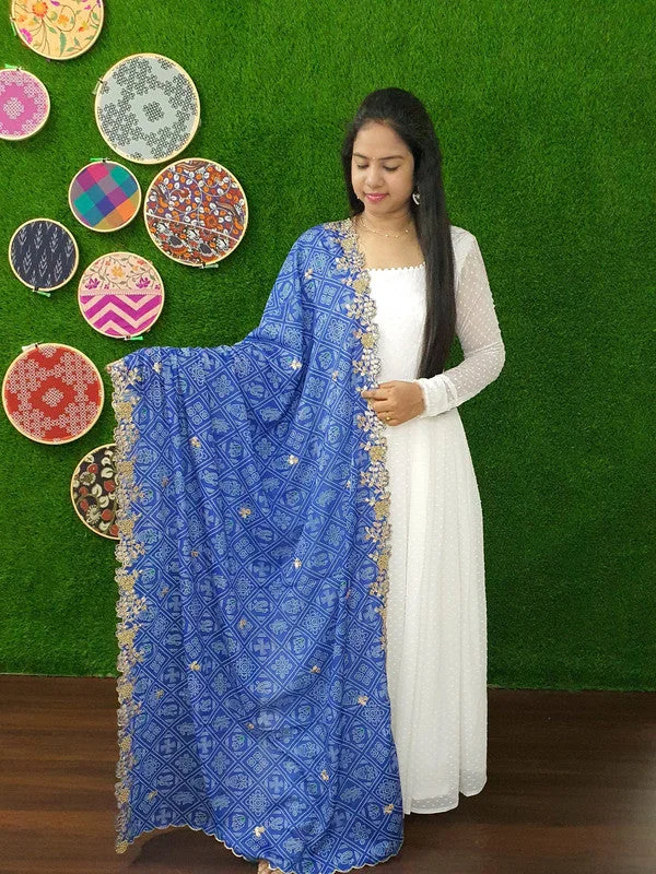 Jyoti Fashion Women's White Georgette Butti work Partywear Anarkali Dress with Dupatta Tunics Timeless classic Jyoti Fashion Women's White Georgette Butti work Partywear Anarkali Dress with Dupatta Tunics Timeless classic