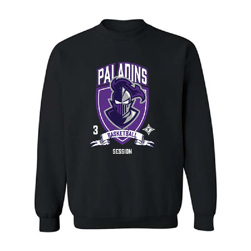 Furman - NCAA Women's Basketball : Jada Session - Classic Fashion Shersey Crewneck Sweatshirt Hoodie with Reflective Safety Nightwear Furman - NCAA Women's Basketball : Jada Session - Classic Fashion Shersey Crewneck Sweatshirt Hoodie with Reflective Safety Nightwear