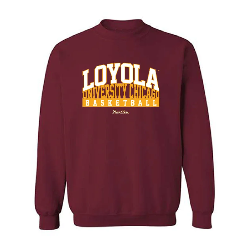 Loyola - NCAA Women's Basketball : Audrey Deptula - Classic Shersey Crewneck Sweatshirt Hoodie with Zipper Versatile Modern Loyola - NCAA Women's Basketball : Audrey Deptula - Classic Shersey Crewneck Sweatshirt Hoodie with Zipper Versatile Modern