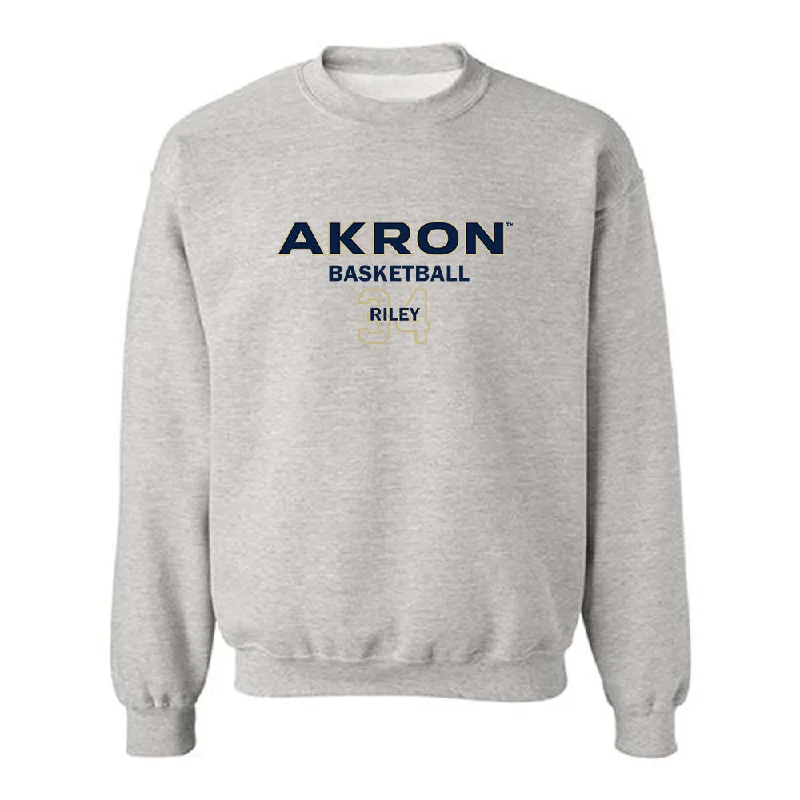 Akron - NCAA Women's Basketball : Lanae Riley - Classic Fashion Shersey Crewneck Sweatshirt Hoodie with Hem Ribbing Snug Secure Akron - NCAA Women's Basketball : Lanae Riley - Classic Fashion Shersey Crewneck Sweatshirt Hoodie with Hem Ribbing Snug Secure