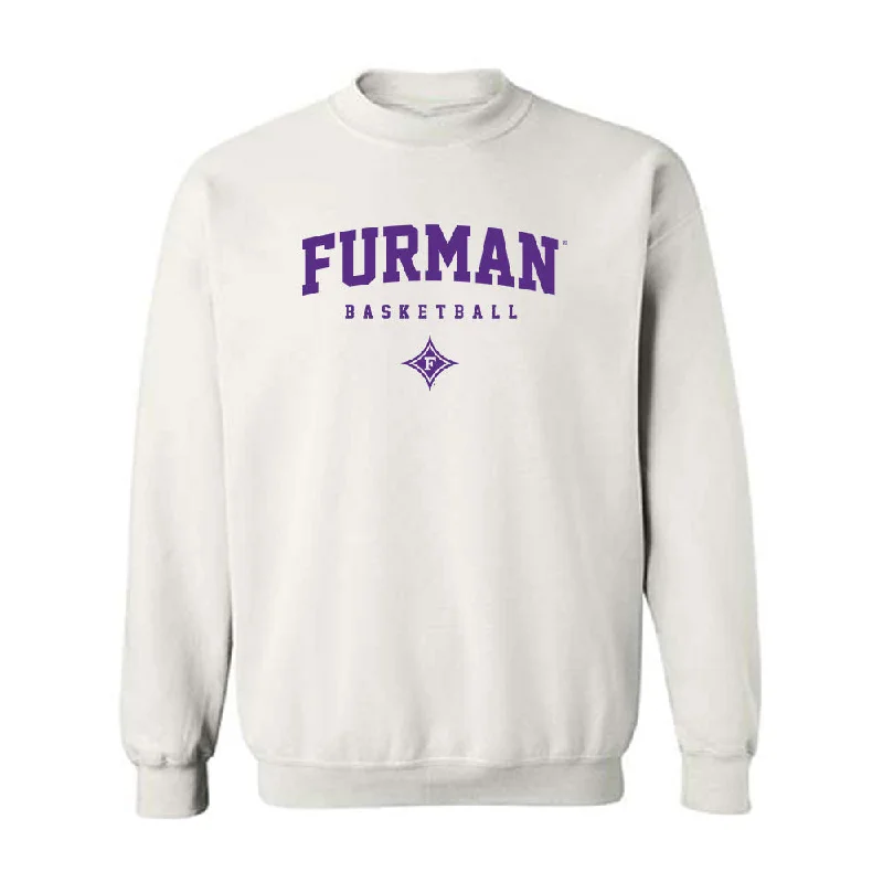 Furman - NCAA Women's Basketball : Jada Session - Classic Shersey Crewneck Sweatshirt Hoodie with Stripes Bold Sporty Furman - NCAA Women's Basketball : Jada Session - Classic Shersey Crewneck Sweatshirt Hoodie with Stripes Bold Sporty