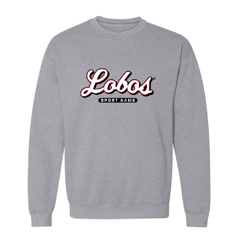 New Mexico - NCAA Women's Basketball : Destinee Hooks - Classic Fashion Shersey Crewneck Sweatshirt Hoodie with Distressed Vintage Worn