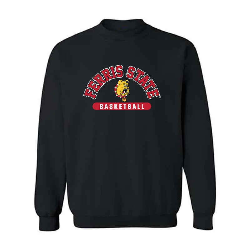 Ferris State - NCAA Women's Basketball : Mara Mitchell - Classic Shersey Crewneck Sweatshirt Hoodie with Hem Drawcord Adjustable Customizable Ferris State - NCAA Women's Basketball : Mara Mitchell - Classic Shersey Crewneck Sweatshirt Hoodie with Hem Drawcord Adjustable Customizable