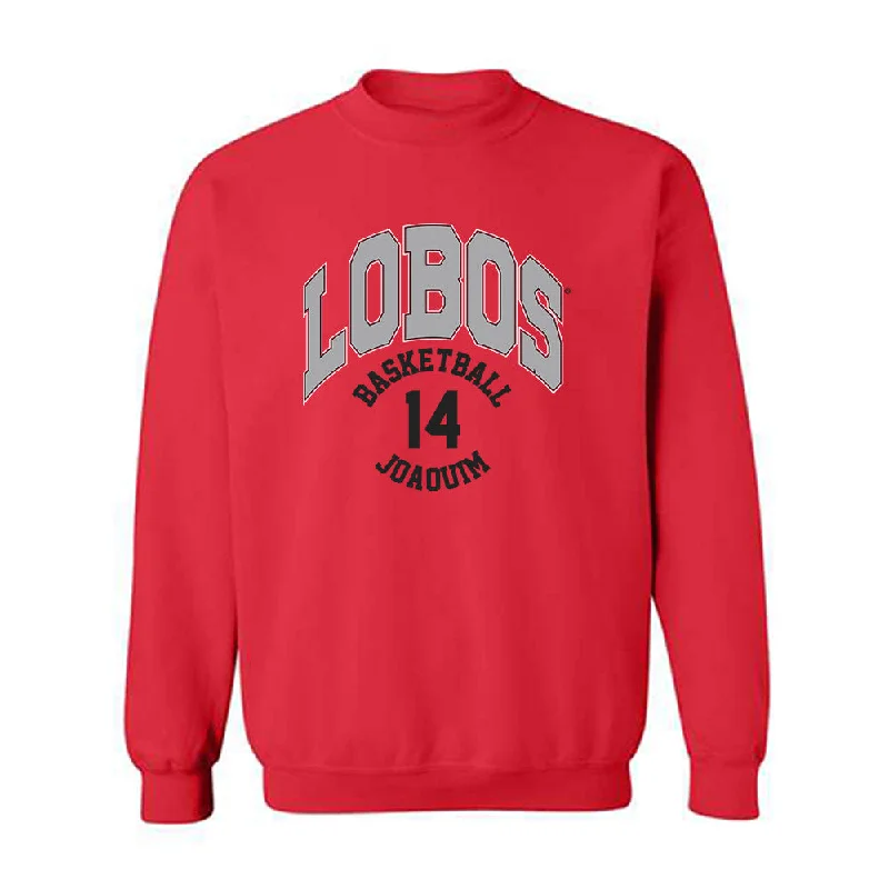 New Mexico - NCAA Women's Basketball : Hulda Joaquim - Classic Fashion Shersey Crewneck Sweatshirt Hoodie with Elastic Waist Stretchable Comfortable New Mexico - NCAA Women's Basketball : Hulda Joaquim - Classic Fashion Shersey Crewneck Sweatshirt Hoodie with Elastic Waist Stretchable Comfortable