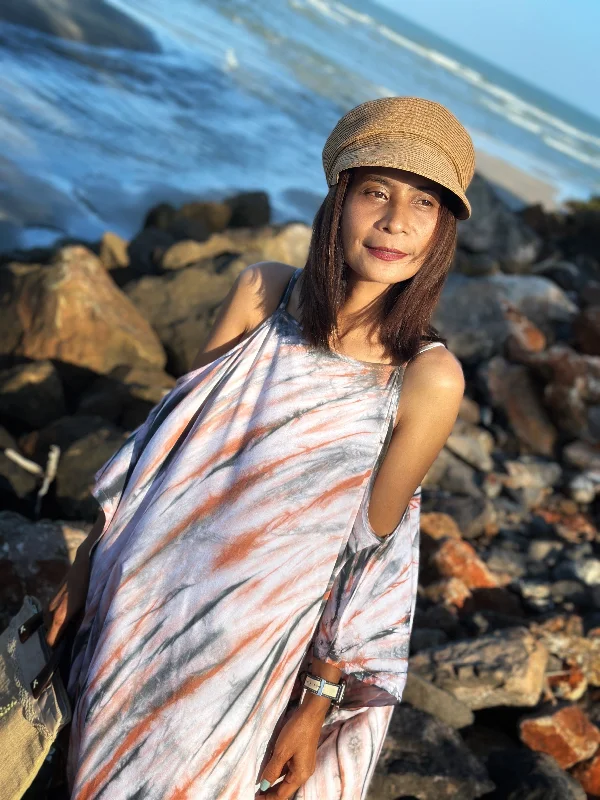 Tie dye kaftan dress Tunics Luxurious premium