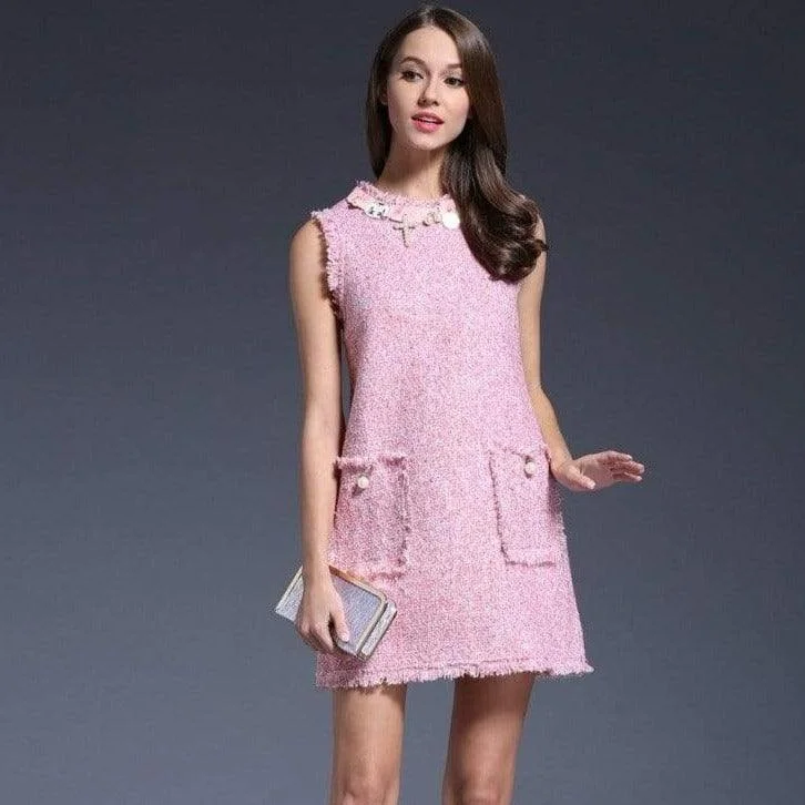 Women Loose Diamonds Dress Vestidos De Festa Tunics Fashionable trendy