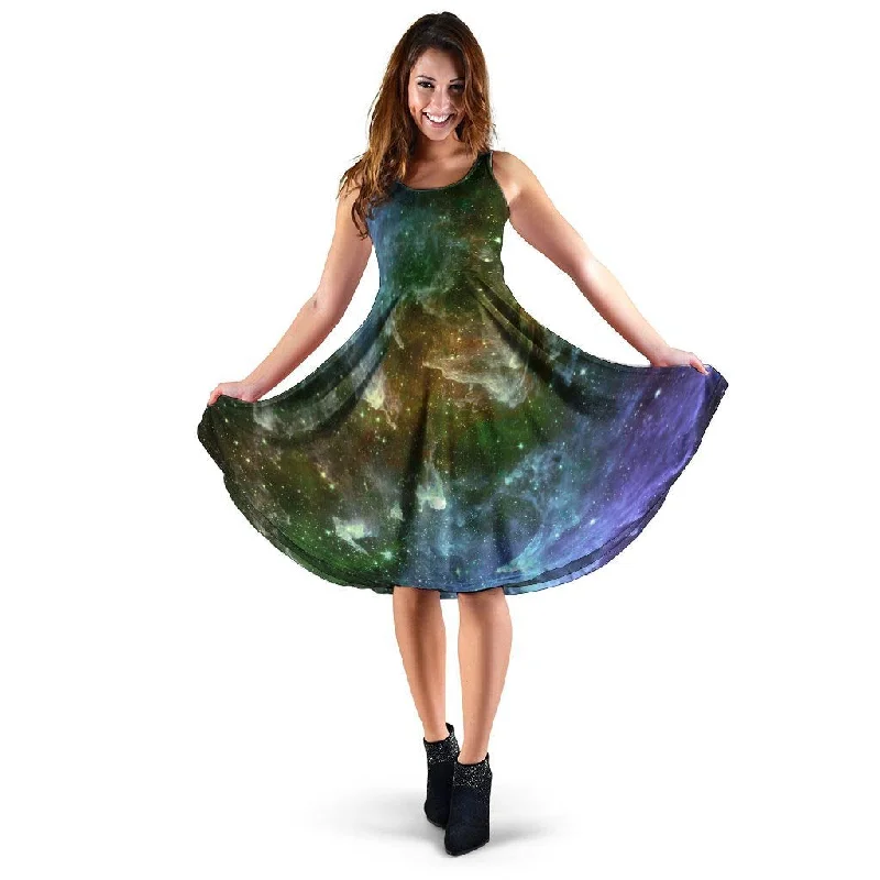 Universe Galaxy Space Dress Tunics Stylish modern