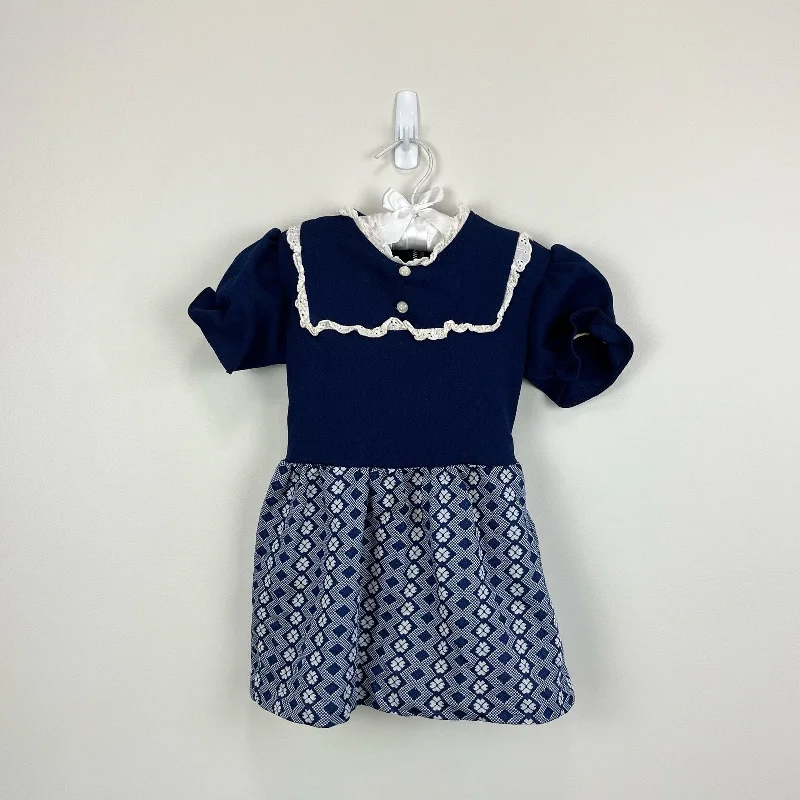 Vintage Sears Navy Blue Dress 5T Tunics Modern contemporary