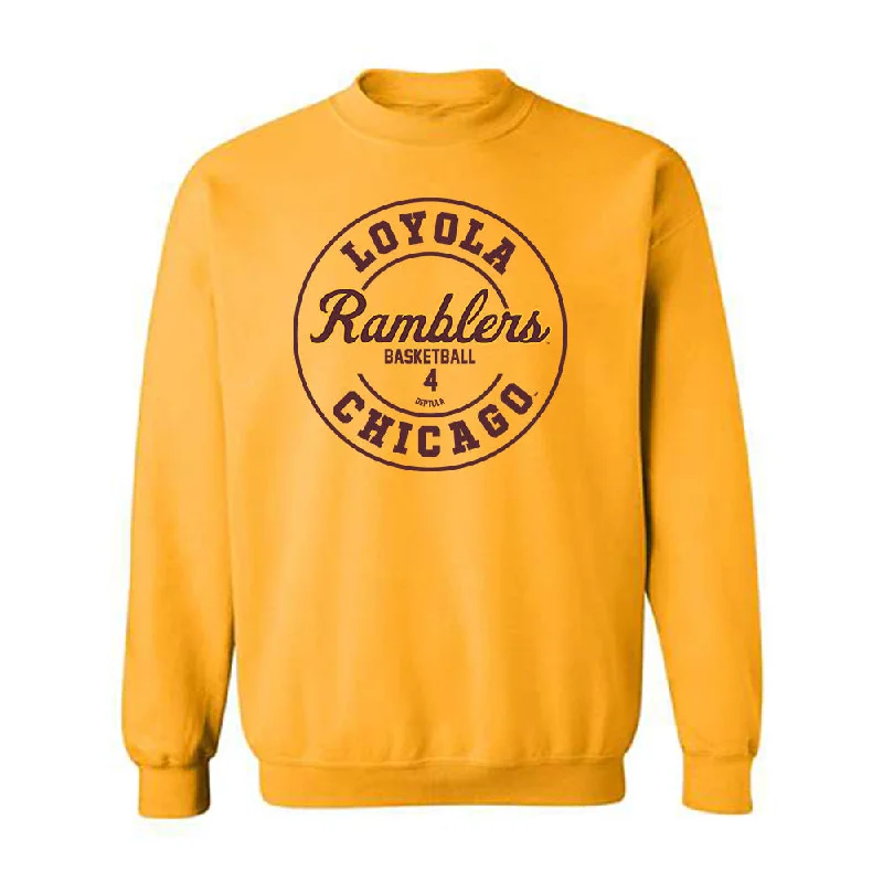 Loyola - NCAA Women's Basketball : Audrey Deptula - Classic Fashion Shersey Crewneck Sweatshirt Hoodie with Drawcord Adjustable Secure Loyola - NCAA Women's Basketball : Audrey Deptula - Classic Fashion Shersey Crewneck Sweatshirt Hoodie with Drawcord Adjustable Secure