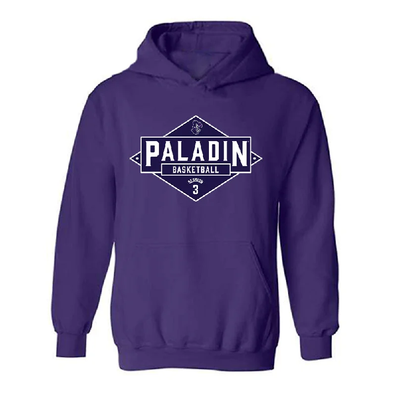 Furman - NCAA Women's Basketball : Jada Session - Classic Fashion Shersey Hooded Sweatshirt Hoodie with Raglan Sleeves Sporty Comfortable Furman - NCAA Women's Basketball : Jada Session - Classic Fashion Shersey Hooded Sweatshirt Hoodie with Raglan Sleeves Sporty Comfortable