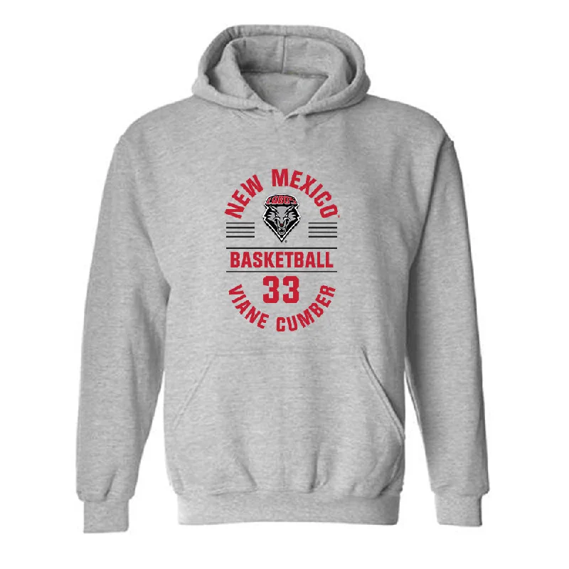 New Mexico - NCAA Women's Basketball : Viane Cumber - Classic Fashion Shersey Hooded Sweatshirt Hoodie with Zipper Placket Modern Functional New Mexico - NCAA Women's Basketball : Viane Cumber - Classic Fashion Shersey Hooded Sweatshirt Hoodie with Zipper Placket Modern Functional
