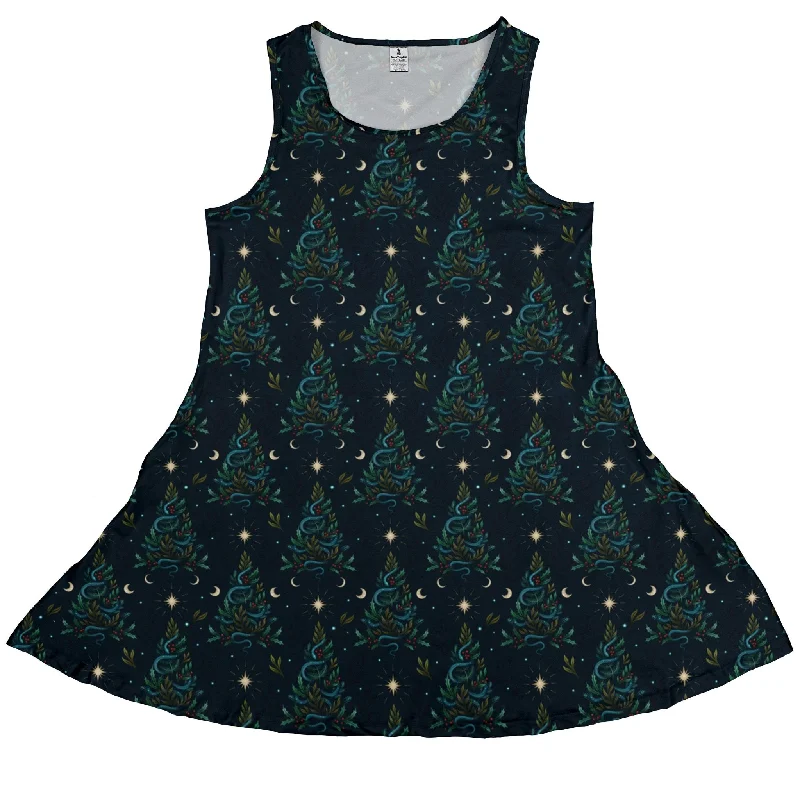 Episodic Serpent Christmas Dress Tunics Modern contemporary