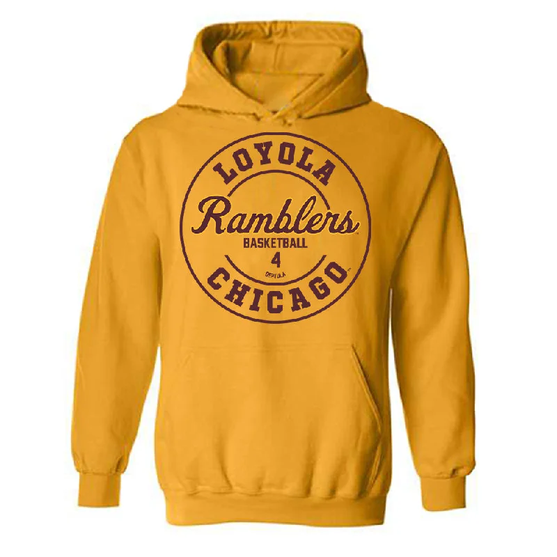 Loyola - NCAA Women's Basketball : Audrey Deptula - Classic Fashion Shersey Hooded Sweatshirt Hoodie with Sequins Glamorous Eye-catching Loyola - NCAA Women's Basketball : Audrey Deptula - Classic Fashion Shersey Hooded Sweatshirt Hoodie with Sequins Glamorous Eye-catching