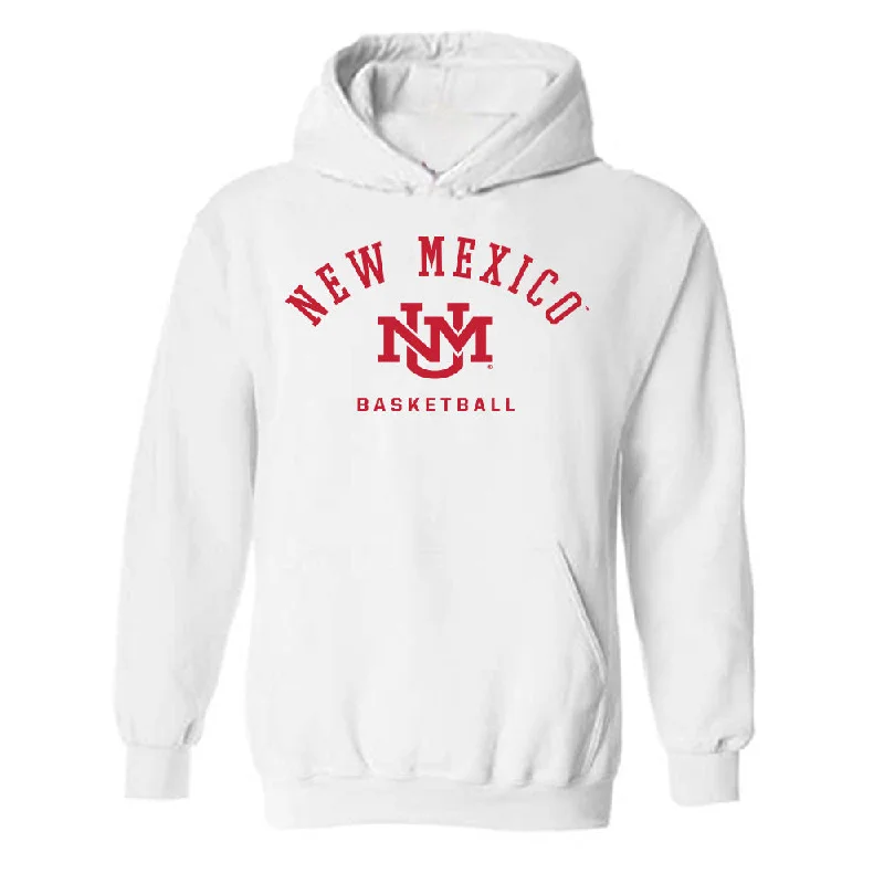 New Mexico - NCAA Women's Basketball : Viane Cumber - Classic Fashion Shersey Hooded Sweatshirt Hoodie with Raw Hem Edgy Unfinished New Mexico - NCAA Women's Basketball : Viane Cumber - Classic Fashion Shersey Hooded Sweatshirt Hoodie with Raw Hem Edgy Unfinished