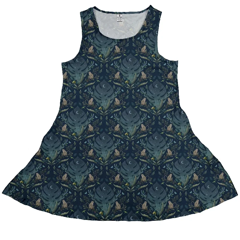 Episodic Tropical Monkey Dress Tunics Chinos classic