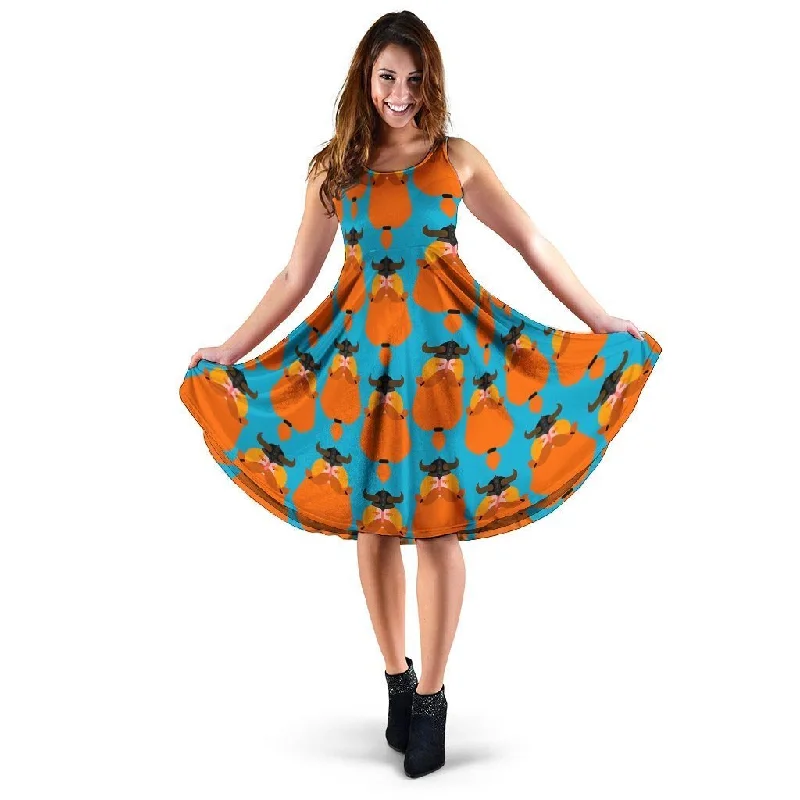 Viking Gnome Dress Tunics Summer linen