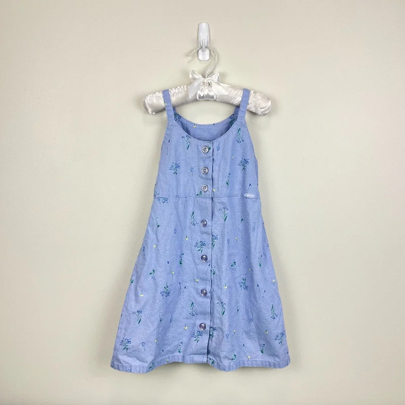 Vintage OshKosh B'gosh Purple Floral Sun Dress 4T Tunics Timeless classic