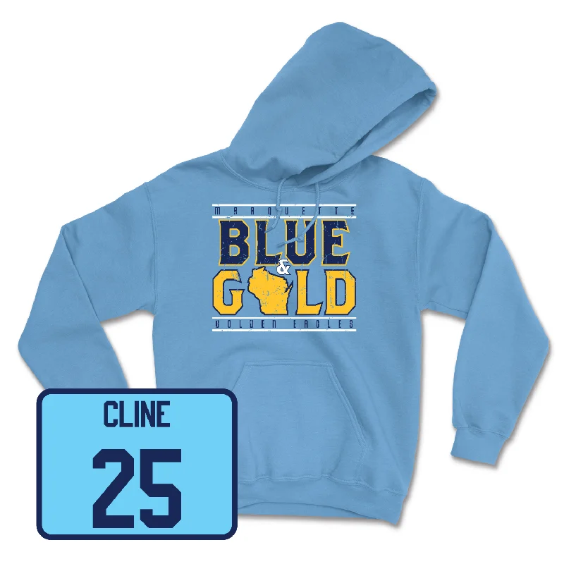 Championship Blue Women's Soccer State Hoodie - Alexa Maletis Hoodie with Typography Text Message Championship Blue Women's Soccer State Hoodie - Alexa Maletis Hoodie with Typography Text Message
