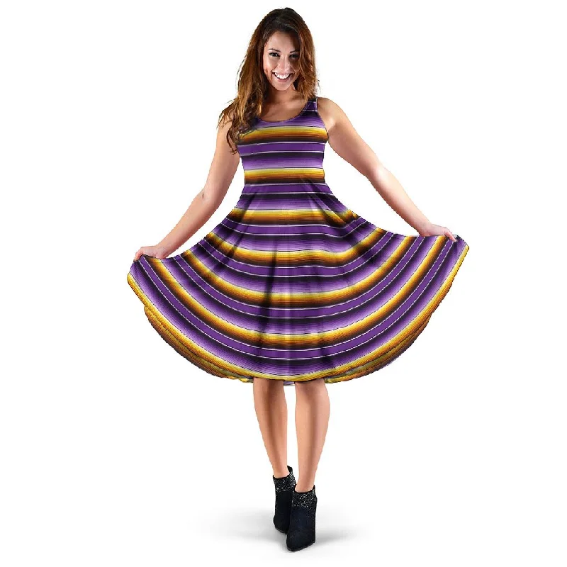 Yellow And Purple Mexican Baja Dress Tunics Running lightweight