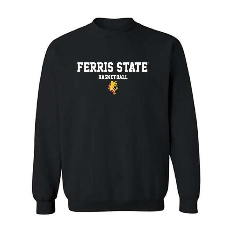 Ferris State - NCAA Women's Basketball : Mara Mitchell - Classic Shersey Crewneck Sweatshirt Hoodie with Belted Waist Structured Tailored Ferris State - NCAA Women's Basketball : Mara Mitchell - Classic Shersey Crewneck Sweatshirt Hoodie with Belted Waist Structured Tailored