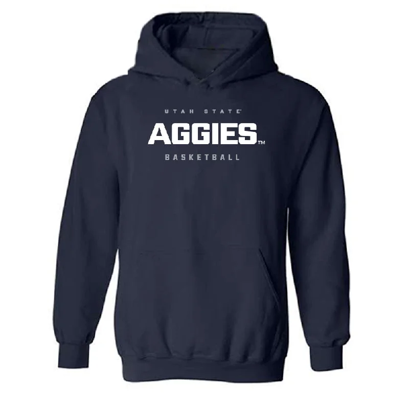 Utah State - NCAA Women's Basketball : Jamisyn Heaton - Hooded Sweatshirt Hoodie Dress Longline Feminine Utah State - NCAA Women's Basketball : Jamisyn Heaton - Hooded Sweatshirt Hoodie Dress Longline Feminine