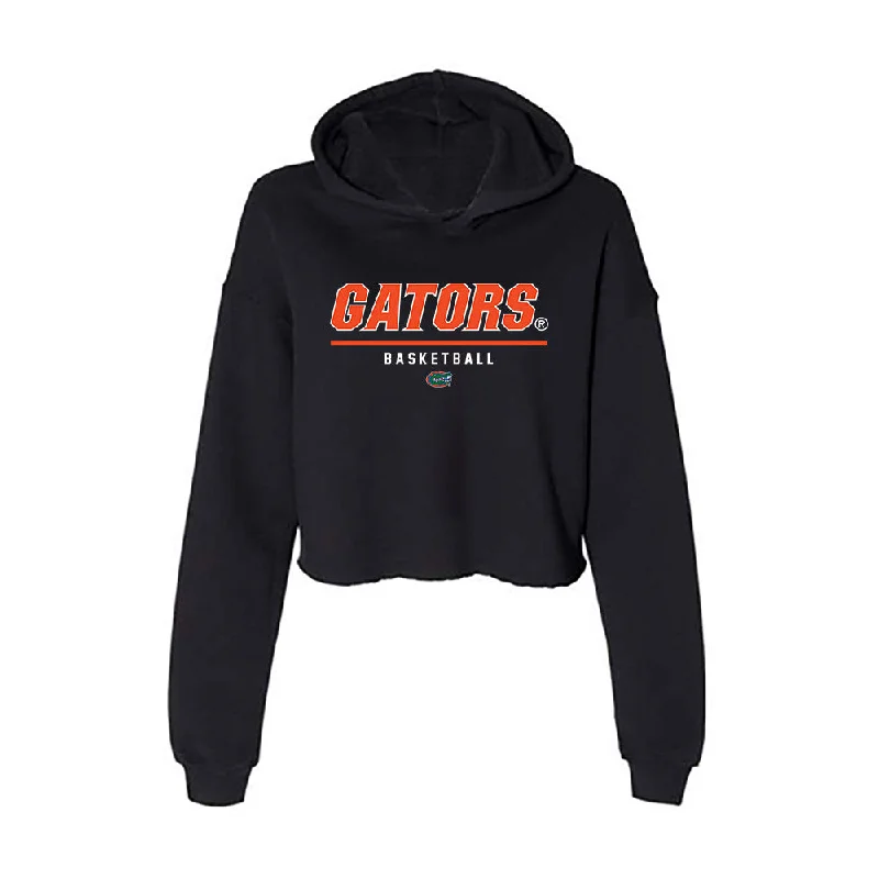Florida - NCAA Women's Basketball : Alexia Dizeko - Women's Crop Fleece Hoodie Hoodie with Applique Textured Unique Florida - NCAA Women's Basketball : Alexia Dizeko - Women's Crop Fleece Hoodie Hoodie with Applique Textured Unique