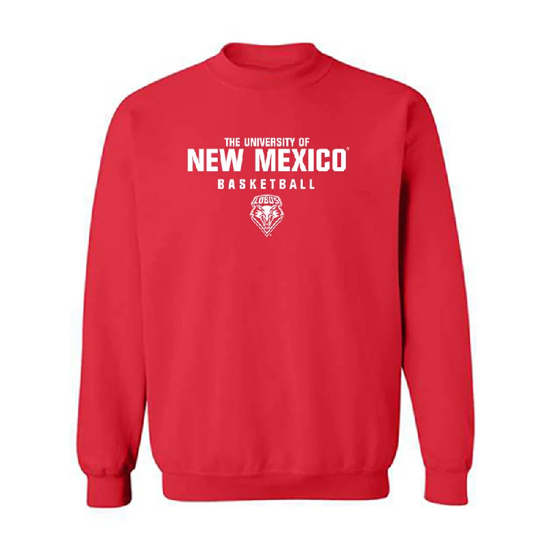 New Mexico - NCAA Women's Basketball : Viane Cumber - Classic Shersey Crewneck Sweatshirt Hoodie with Snap Buttons Easy Quick New Mexico - NCAA Women's Basketball : Viane Cumber - Classic Shersey Crewneck Sweatshirt Hoodie with Snap Buttons Easy Quick
