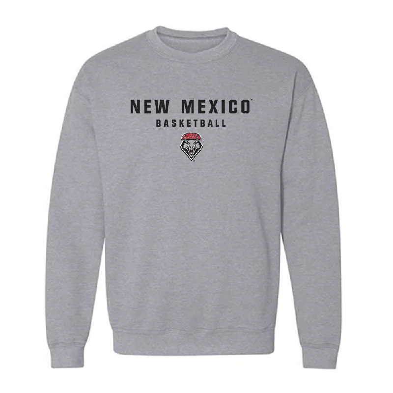 New Mexico - NCAA Women's Basketball : Destinee Hooks - Classic Shersey Crewneck Sweatshirt Hoodie with Contrast Stitching Detailed Premium