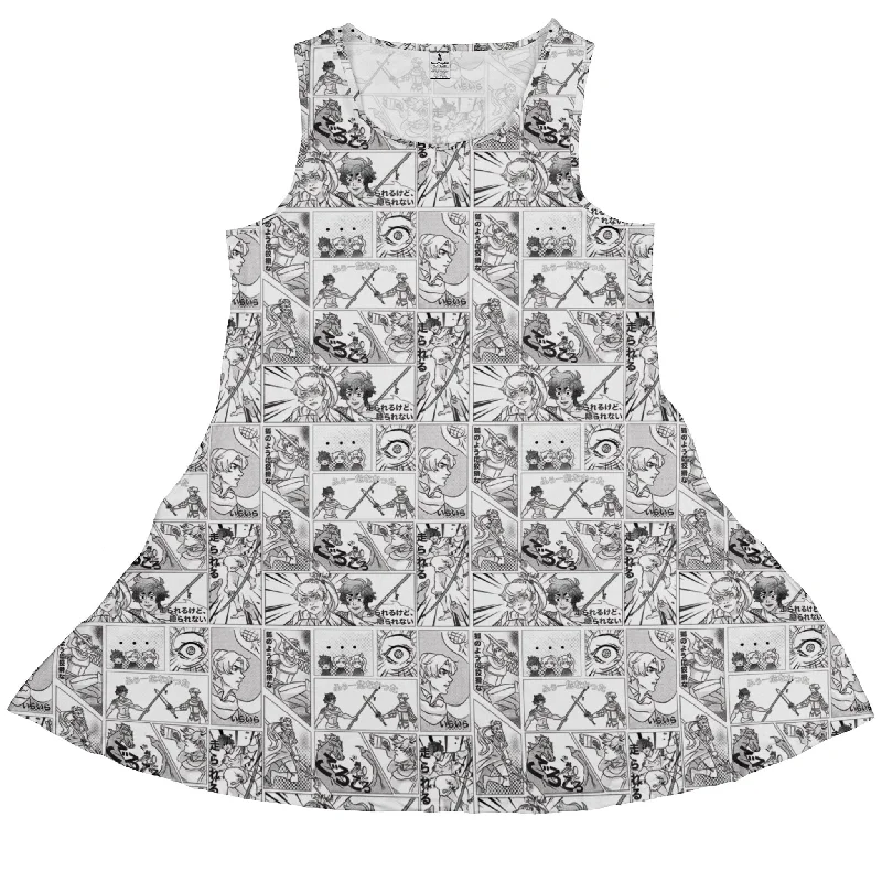 Geek Tropical Manga Dress Tunics Yoga stretchy