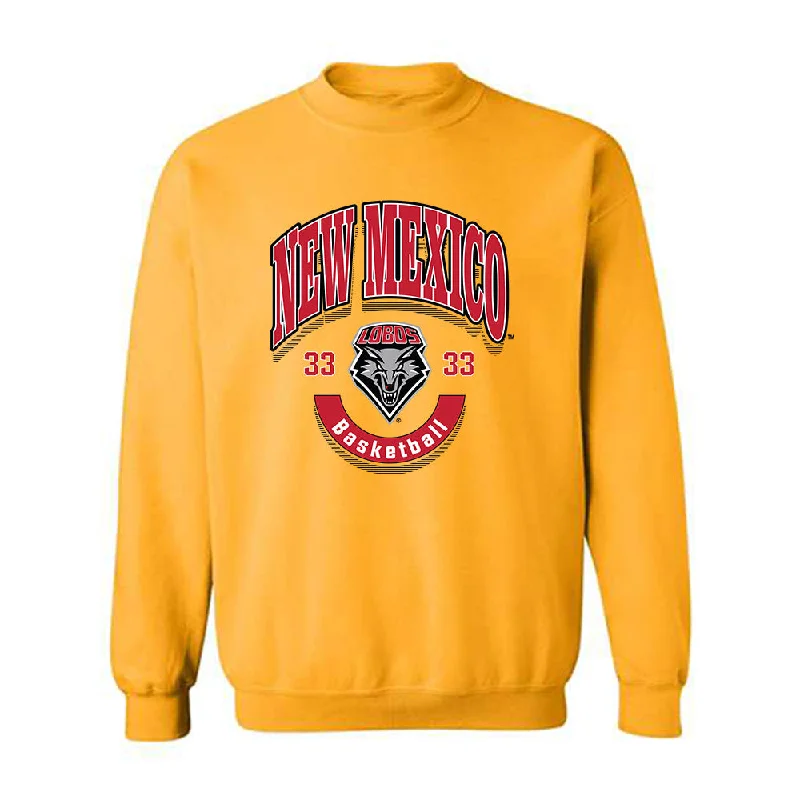 New Mexico - NCAA Women's Basketball : Viane Cumber - Classic Fashion Shersey Crewneck Sweatshirt Hoodie with Mock Neck Collared Structured New Mexico - NCAA Women's Basketball : Viane Cumber - Classic Fashion Shersey Crewneck Sweatshirt Hoodie with Mock Neck Collared Structured