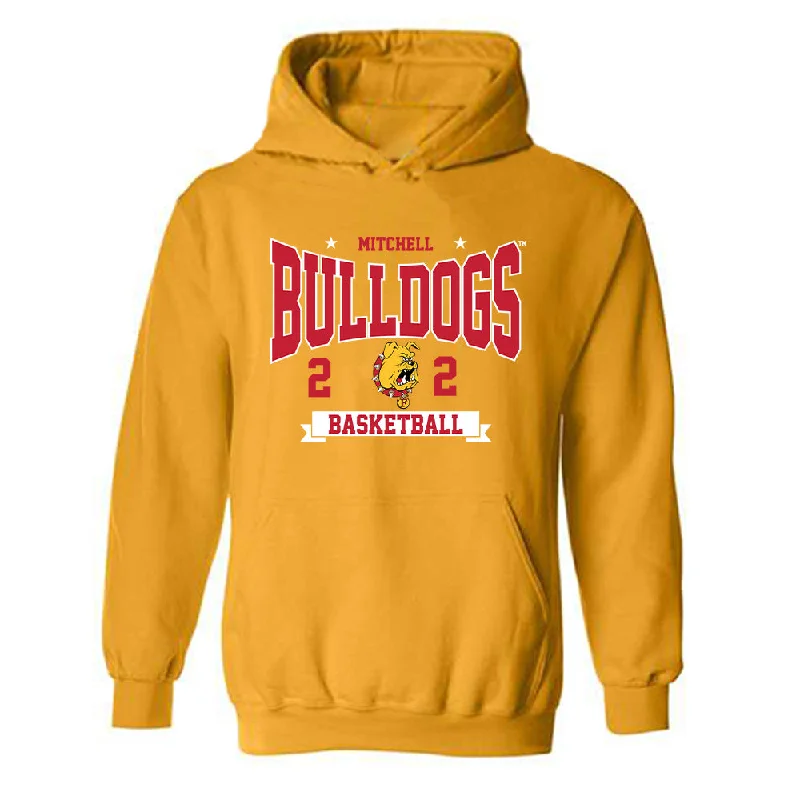 Ferris State - NCAA Women's Basketball : Mara Mitchell - Classic Shersey Hooded Sweatshirt Hoodie with Front Slit Layering Stylish Ferris State - NCAA Women's Basketball : Mara Mitchell - Classic Shersey Hooded Sweatshirt Hoodie with Front Slit Layering Stylish