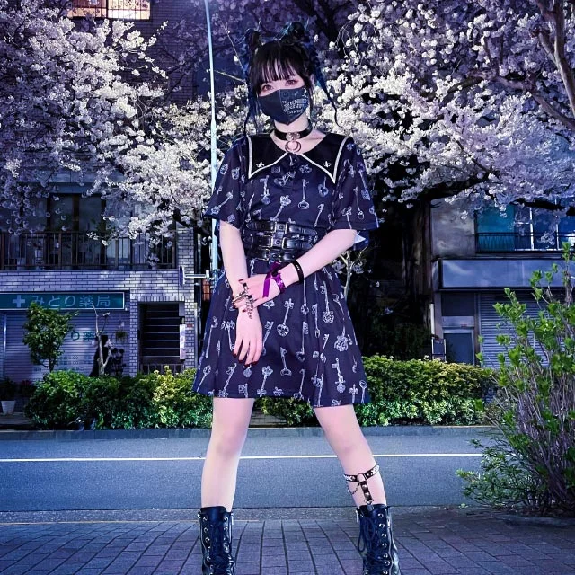 Listen Flavor "Secret Key" sailor dress Tunics Recommended stylist