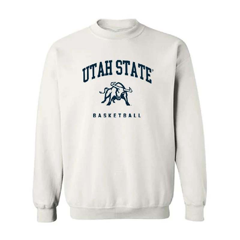 Utah State - NCAA Women's Basketball : Jamisyn Heaton - Crewneck Sweatshirt Graphic Hoodie Design Print Utah State - NCAA Women's Basketball : Jamisyn Heaton - Crewneck Sweatshirt Graphic Hoodie Design Print
