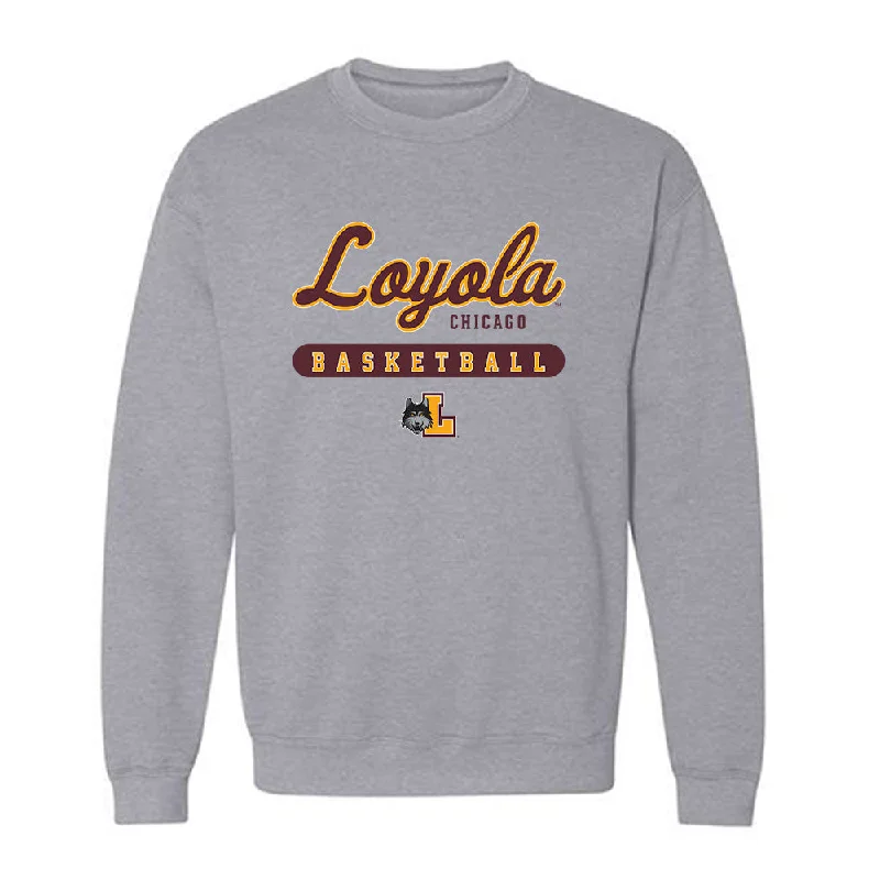 Loyola - NCAA Women's Basketball : Audrey Deptula - Classic Shersey Crewneck Sweatshirt Hoodie with Pattern Geometric Abstract Loyola - NCAA Women's Basketball : Audrey Deptula - Classic Shersey Crewneck Sweatshirt Hoodie with Pattern Geometric Abstract