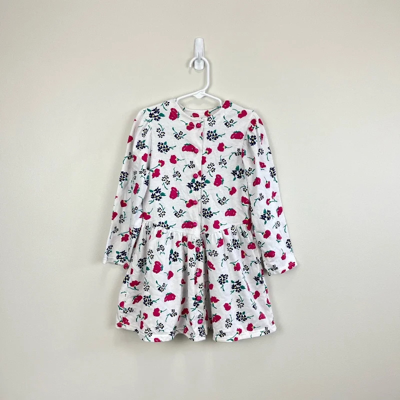 Vintage Carter's Long Sleeve Floral Dress 6 Bodycon Club Sequined