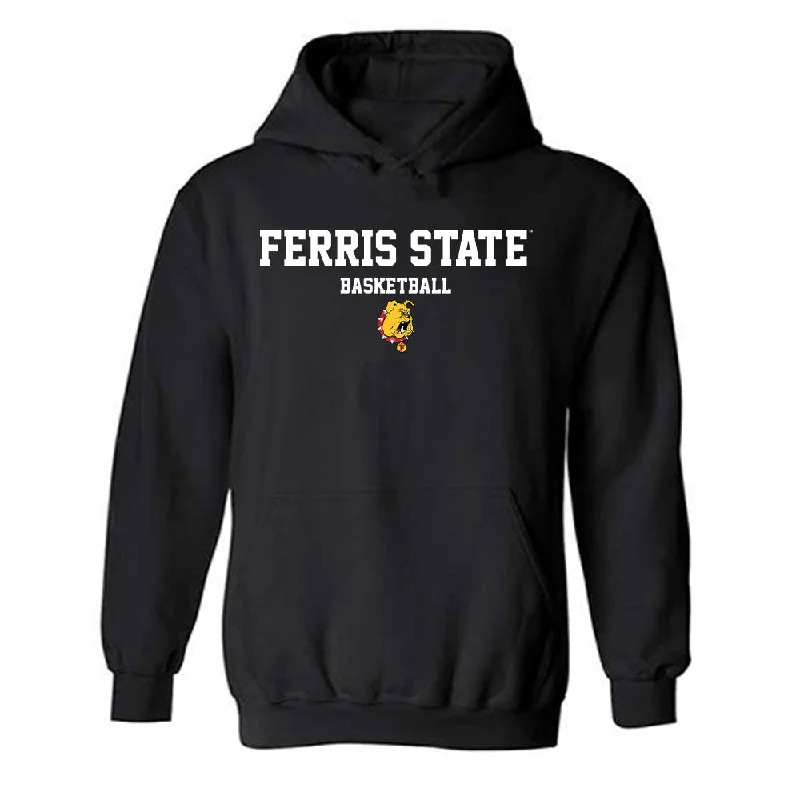 Ferris State - NCAA Women's Basketball : Mara Mitchell - Classic Shersey Hooded Sweatshirt Hoodie with Slit Hem Functional Movement Ferris State - NCAA Women's Basketball : Mara Mitchell - Classic Shersey Hooded Sweatshirt Hoodie with Slit Hem Functional Movement
